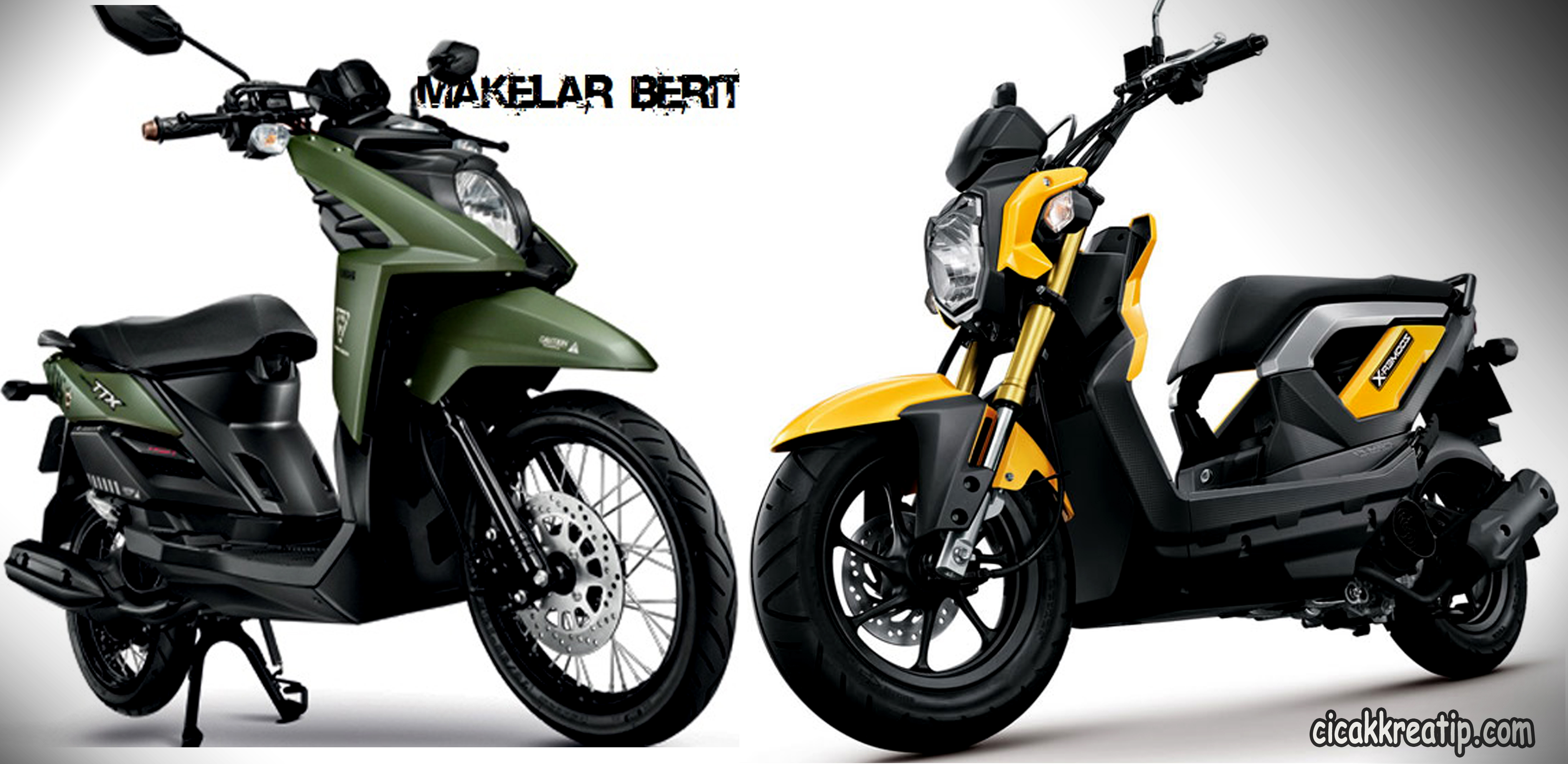 Honda Zoomer X Dikomparasikan Dengan Yamaha X Rideapa Pendapat