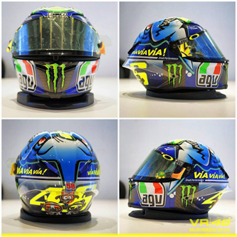 Helm Rossi spesial buat GP Misano San Marino 2015