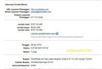 pembayaran wordads