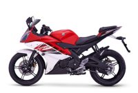 Yamaha R15 2014 Supernova Red (Putih Merah) Sisi