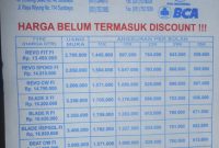 brosur harga honda