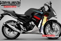 cbr 150r samurai edition-hitam