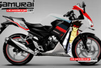 cbr 150r samurai edition-putih