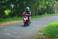 testride yamaha mio m3 blue core2