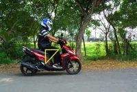 testride yamaha mio m3 blue core4