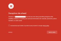 gambar the site ahead contains harmful programs