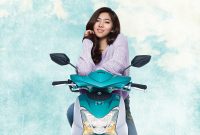 Isyana Sarasvati Brand Ambassador Mio S Tubeless & Ban Lebar 125cc Blue Core (2)