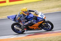 Indonesia Raya Berkumandang Indah, Aldi Satya Mahendra Podium Juara Balap Dunia WorldSSP300 Ceko 2023 (4)
