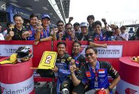 Candra Hermawan meraih podium 2 race 1 kelas AP250 seri 1 ARRC 2025 di Buriram